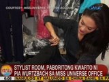 UB: Stylist room, paboritong kwarto ni Pia Wurtzbach sa Miss Universe office