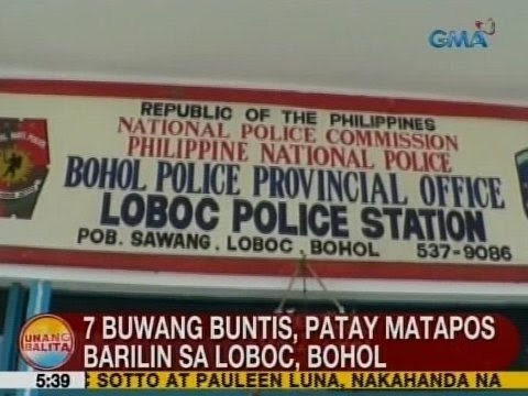 UB: 7 buwang buntis, patay matapos barilin sa Loboc, Bohol