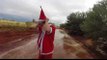 Wakeboarding Santas Ride Uluru Floodwaters on Christmas Day