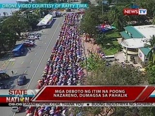 SONA: Mga deboto ng Itim na Poong Nazareno, dumagsa sa pahalik