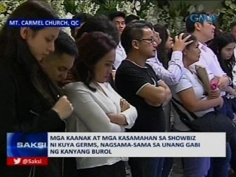 Maraming nagmamahal kay Kuya Germs, nagsama-sama sa unang gabi ng kanyang burol