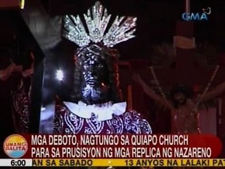 UB: Quiapo Church, dinagsa para sa prusisyon ng mga replica ng Nazareno