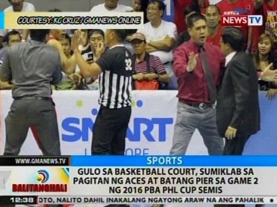 BT: Gulo sa basketball court, sumiklab sa pagitan ng Aces at Batang Pier sa game 2