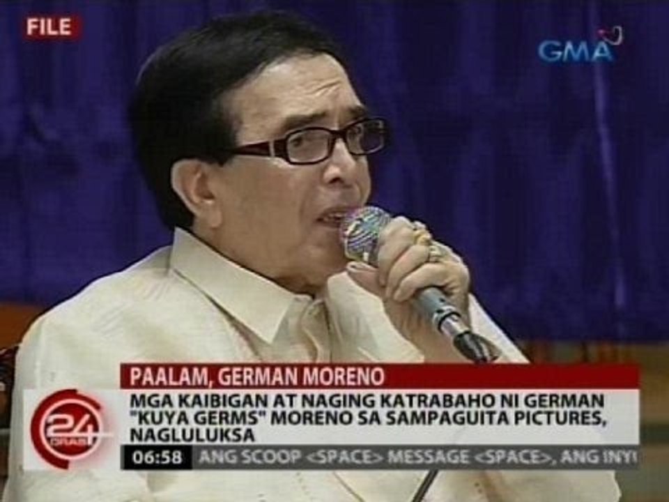 Mga kaibigan at naging katrabaho ni German "Kuya Germs" Moreno sa Sampaguita Pictures, nagluluksa