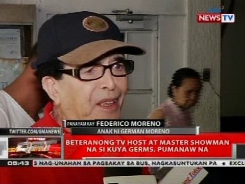Beteranong TV host at Master Showman na si Kuya Germs, pumanaw na