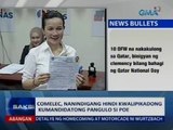 Saksi: Comelec, nanindigan hindi kwalipikadong kumandidatong pangulo si Poe