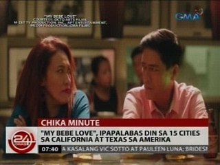 "My Bebe Love", ipapalabas din sa 15 cities sa California at Texas sa Amerika