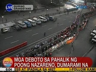 UB: Mga deboto sa pahalik ng Poong Nazareno, dumarami na