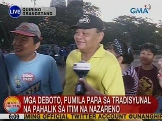 UB: Mga deboto, pumila para sa tradisyunal na pahalik sa Itim na Nazareno
