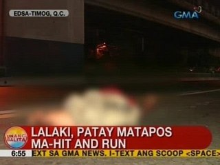 UB: Lalaki, patay matapos ma-hit and run sa EDSA-Timog, QC