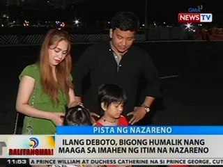 BT: Ilang deboto, bigong humalik nang maaga sa imahen ng Itim na Nazareno
