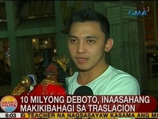 UB: 10M deboto, inaasahang makikibahagi sa Traslacion ng Itim na Nazareno