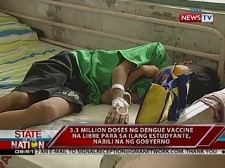 SONA: DOH, hindi pa masabi kung habambuhay ang immunity na dala ng Dengue Vaccine