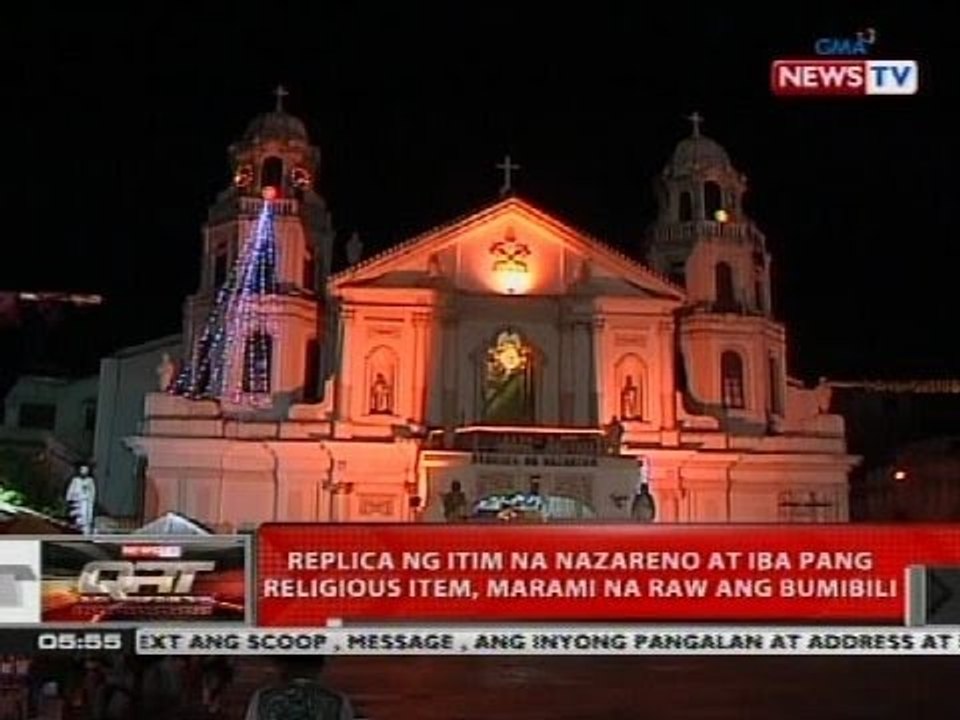 Replica ng Itim na Nazareno at iba pang religious item, marami na raw ang bumibili