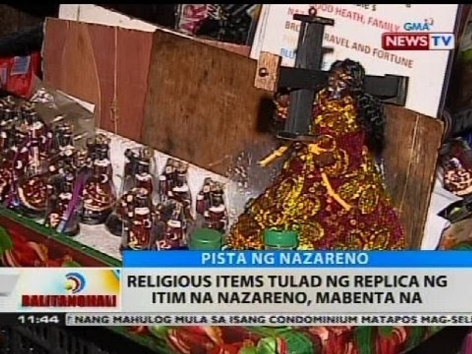 BT: Religious items tulad ng replica ng Itim na Nazareno, mabenta na