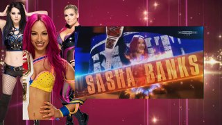 WWE RAW 08-08-16 Sasha Banks vs Dana Brooke -w Charlotte