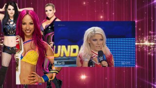 WWE SMACKDOWN 08-09-16 ALexa Bliss vs Becky Lynch