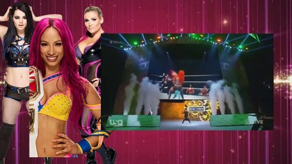 WWE SMACKDOWN 08-09-16 Becky Lynch vs Eva Maria Wardrobe Malfunktion