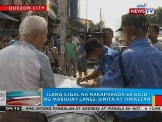 BP: Ilang iligal na nakaparada sa gilid ng mabuhay lanes, sinita at tiniketan