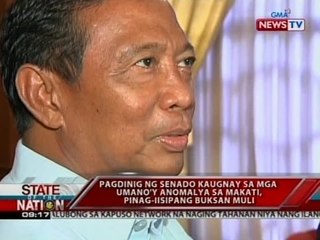 SONA: Pagdinig ng Senado kaugnay sa mga umano'y anomalya sa Makati, pinag-iisipang buksan muli