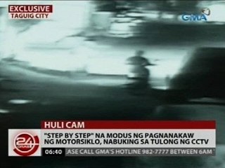 "Step by step" na modus ng pagnanakaw ng motorsiklo, nabuking sa tulong ng CCTV