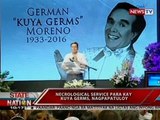 SONA: Necrological service para kay Kuya Germs, nagpapatuloy