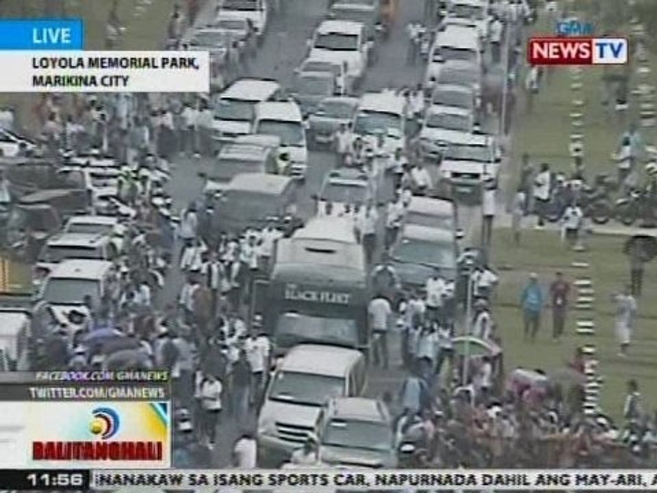BT: Karo ng labi ni Kuya Germs, nasa Loyola Memorial Park na