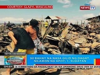 50 bahay sa Bacolod City, natupok dahil umano sa napabayaang lampara