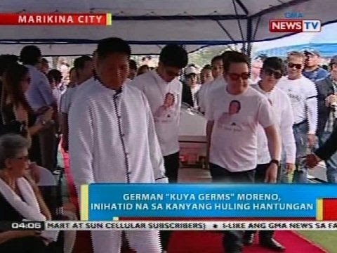 BP: German 'Kuya Germs' Moreno, inihatid na sa kanyang huling hantungan