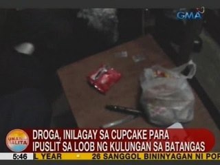 UB: Droga, inilagay sa cupcake para ipuslit sa loob ng kulungan sa Batangas