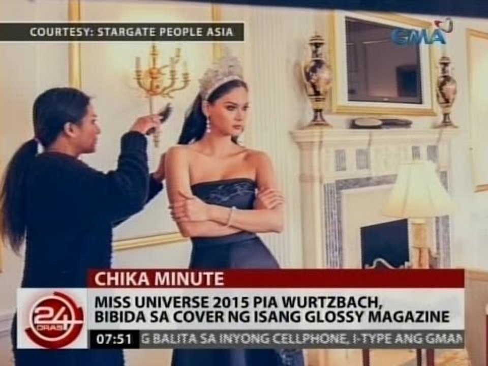 24 Oras: Miss Universe 2015 Pia Wurtzbach, bibi...