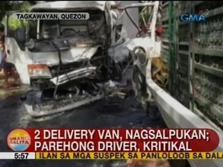 UB: 2 delivery van, nagsalpukan