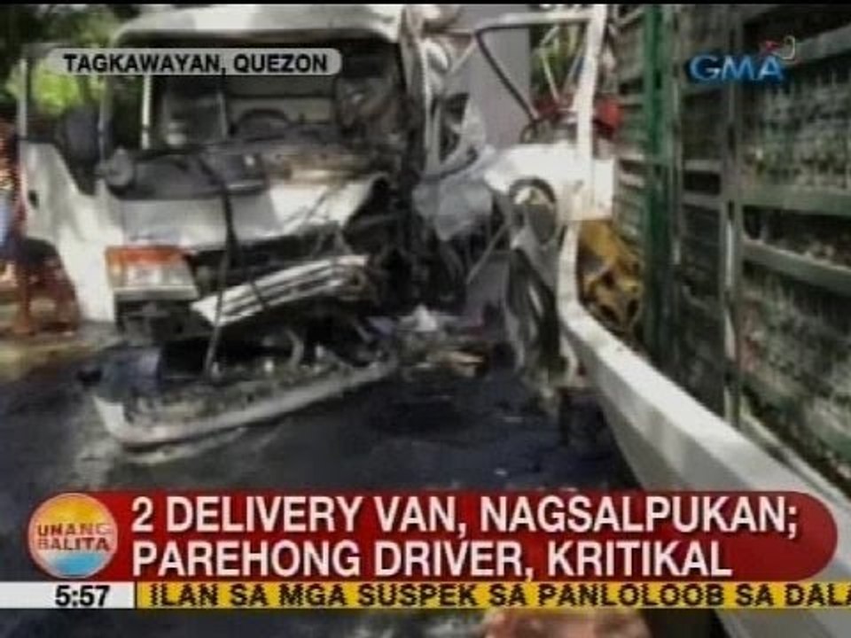 UB: 2 delivery van, nagsalpukan