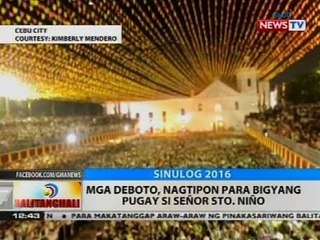 BT: Mga deboto, nagtipon para bigyang pugay si Señor Sto. Niño