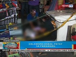 Dalawang babae, patay sa pamamaril sa Quiapo, Maynila