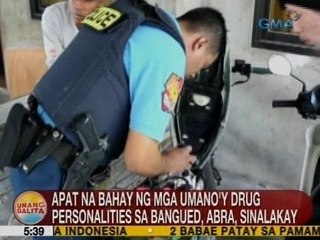 UB: 4 na bahay ng mga umano'y drug personalities sa Bangued, Abra, sinalakay