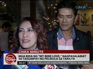 Mga bida ng "My Bebe Love," nagpasalamat sa tagumpay ng pelikula sa takilya