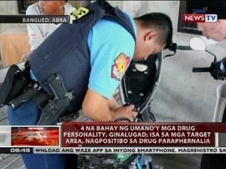 QRT: 4 na bahay ng umano'y mga drug personality, ginalugad