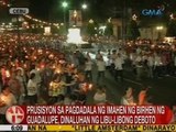 UB: Prusisyon sa pagdadala ng imahen ng Birhen ng Guadalupe, dinaluhan ng libu-libong deboto