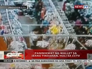 QRT: Paninikwat ng wallet sa isang tindahan, huli sa CCTV