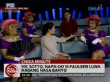 24 Oras: Vic Sotto, napa-oo si Pauleen Luna habang nasa banyo