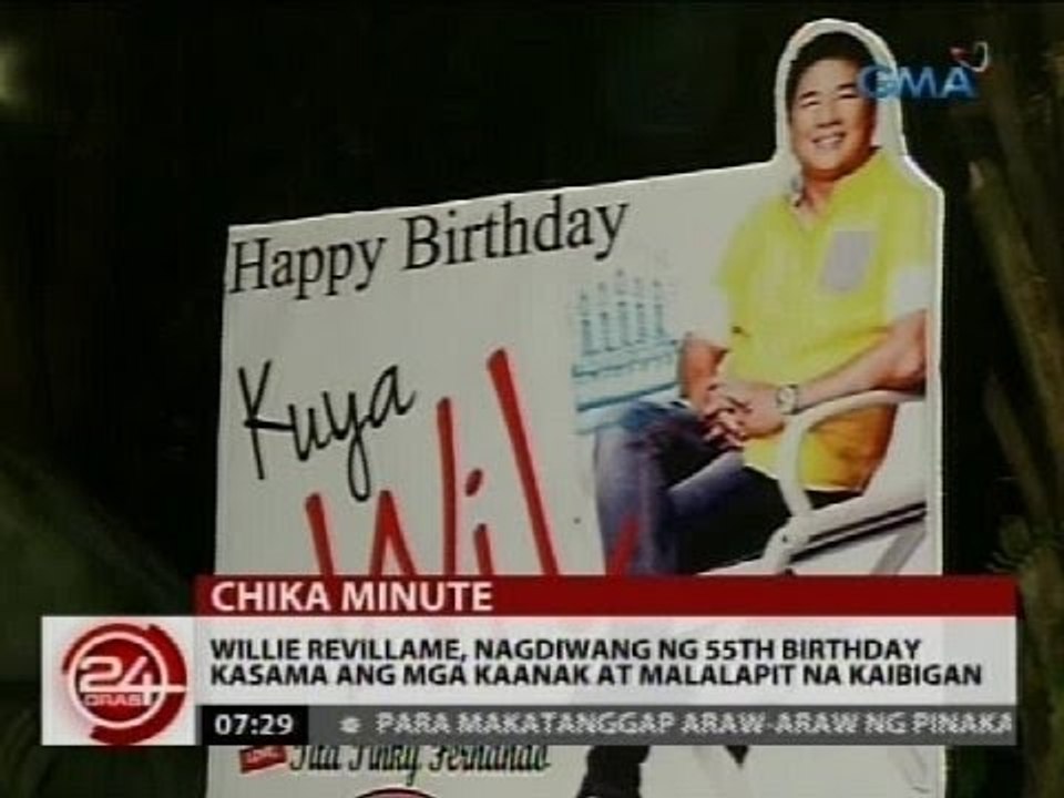 Willie Revillame, nagdiwang ng 55th birthday kasama ang mga kaanak at malalapit na kaibigan