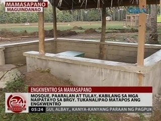 Mosque, paaralan at tulay, kabilang sa mga naipatayo sa Brgy. Tukanalopao matapos ang engkwentro