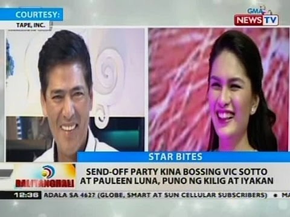 BT: Send-off party kina Bossing Vic Sotto at Pauleen Luna, puno ng kilig at iyakan