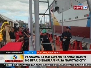 BT: Paggawa sa 2 bagong barko ng BFAR, sisimulan na sa Navotas City