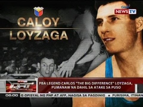 PBA legend Carlos The Big Difference Loyzaga, pumanaw na dahil sa atake sa puso