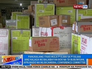 NTG: Panukalang itaas mula P10k sa P150k ang halaga na balikbayan box na 'di bubuwisan, aprubado na