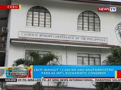 CBCP: Mahigit 12,000 na ang nagparehistro para sa Int'l Eucharistic Congress