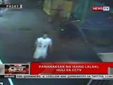 QRT: Pananaksak ng isang lalaki, huli sa CCTV