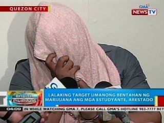 Lalaking target umanong bentahan ng marijuana ang mga estudyante, arestado sa Quezon City